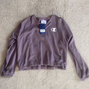 Cute purple champion sweatshirt